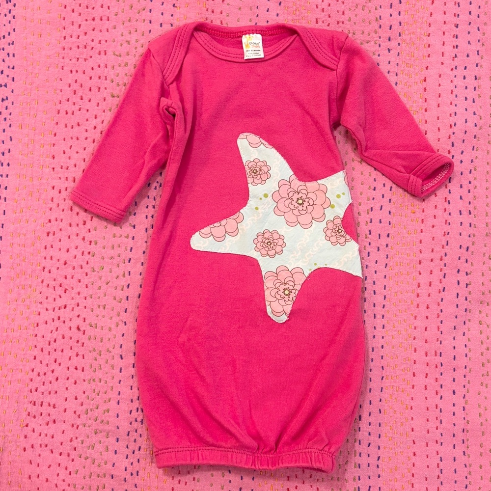 Pink Infant Starfish Gown